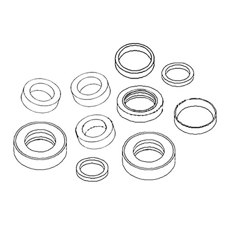 Aftermarket 602898 Seal Kit Fits Gehl Loader 1125 Rod 25 Bore HL2500 HYI40-0146